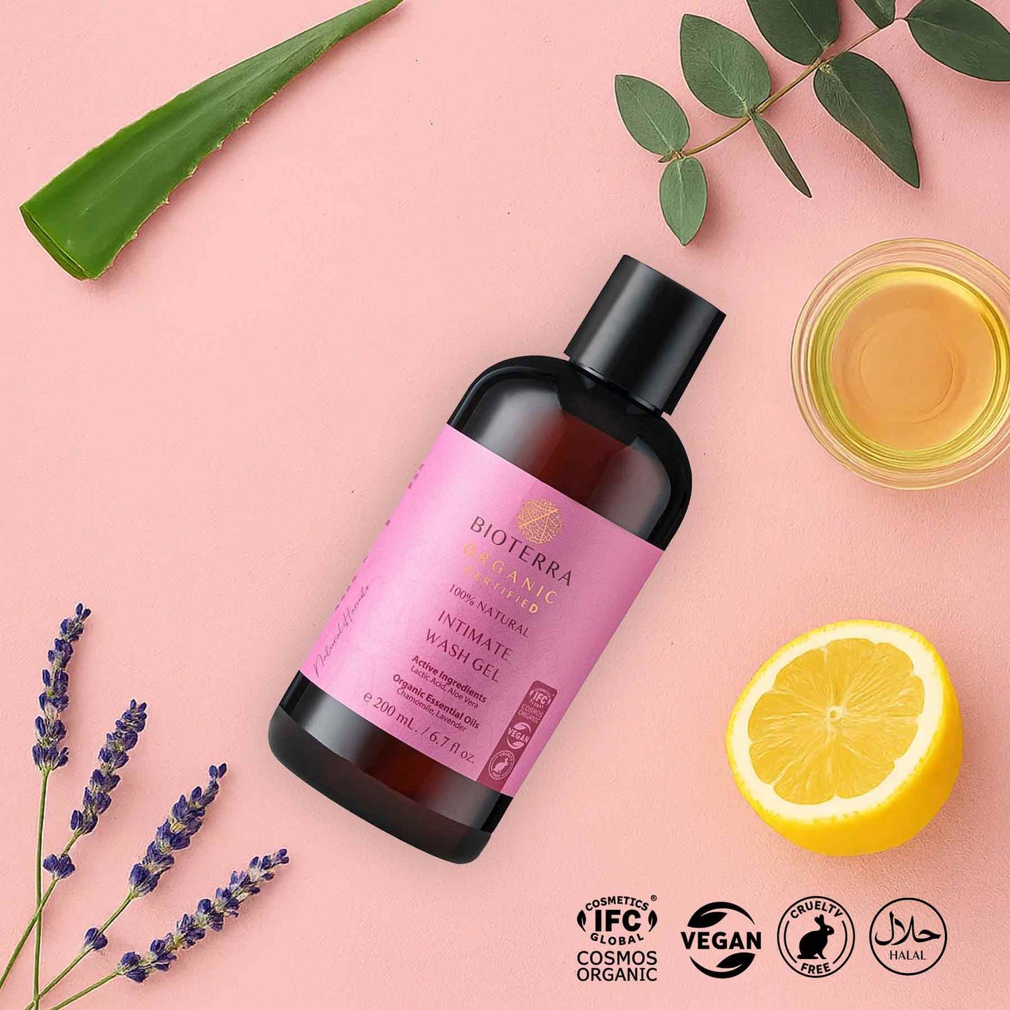 Bioterra Organic Intimate Wash – 200 ml