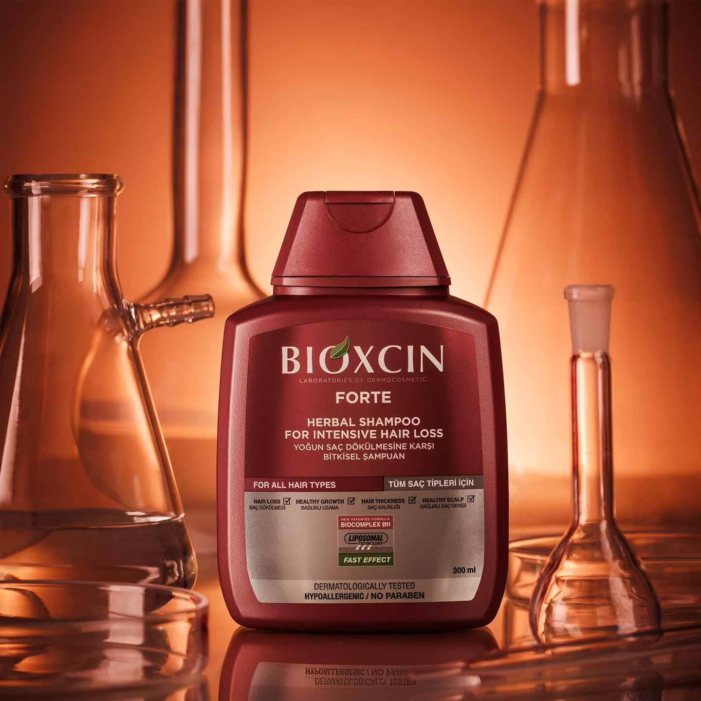 Bioxcin Forte Anti-Hair Loss Shampoo – For All Hair Types | Strengthening Daily Care