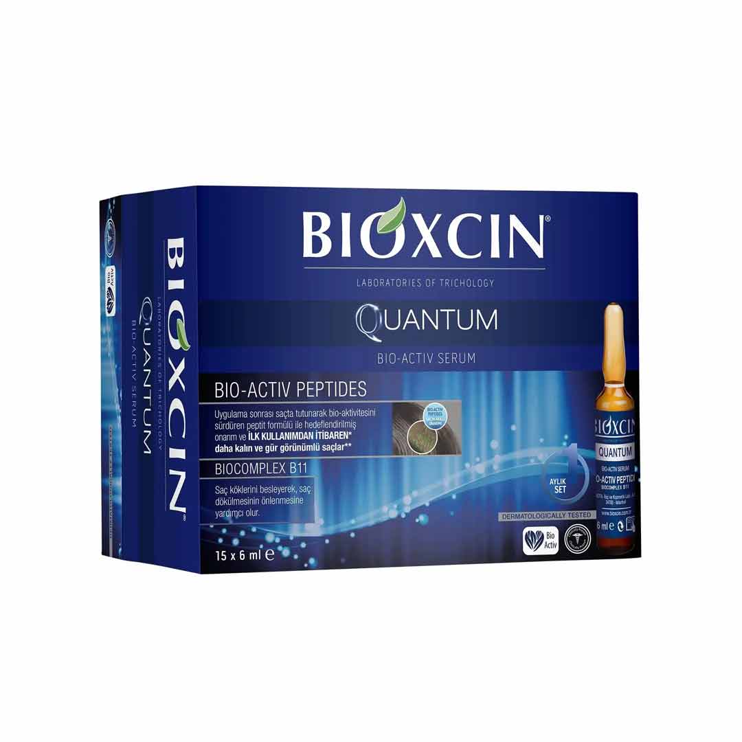Bioxcin Quantum Anti-Hair Loss Serum – 15 x 6 ml | Strengthens & Revitalizes Hair