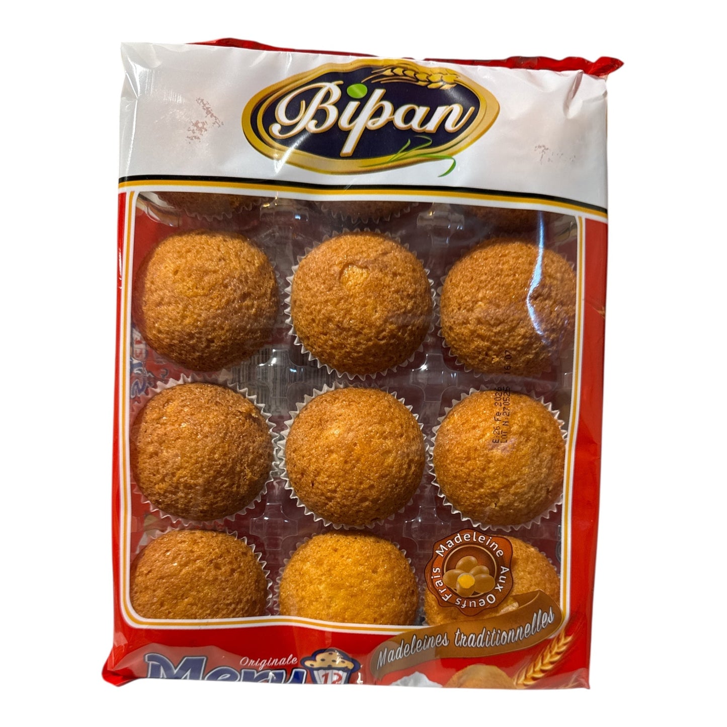 Bipan Original Mery Madeleines Traditionnelles 250g (12)