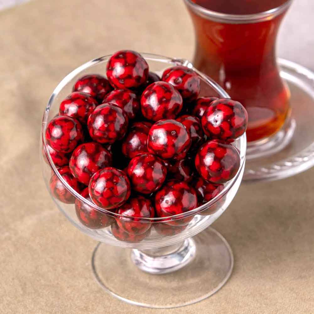 Crispy Blackberry Popping Candy Chocolate Balls