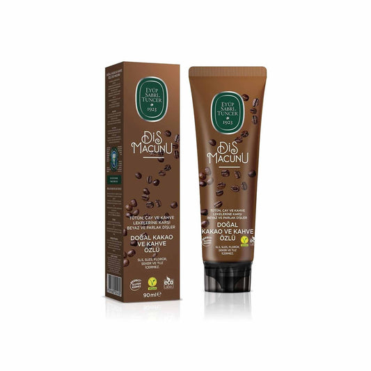 Cacao & Coffee Herbal Toothpaste – 90 ml | Gentle Whitening & Fresh Breath