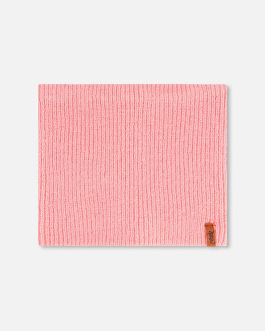 Mid-Season Knit Neckwarmer Pink