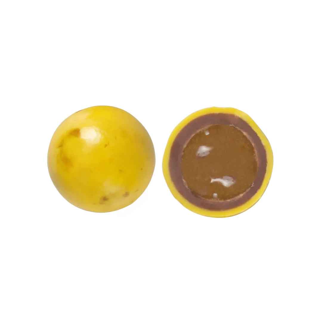 Crispy Chocolate Shells with Soft Caramel Center