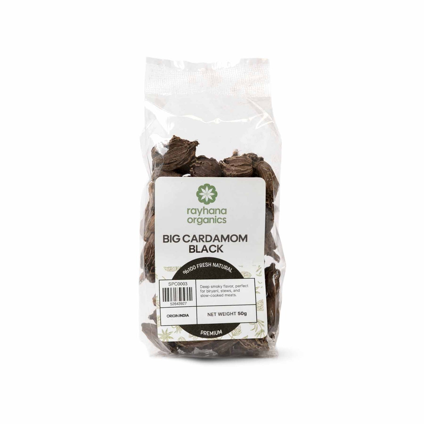 Black Cardamom Pods – Large Whole