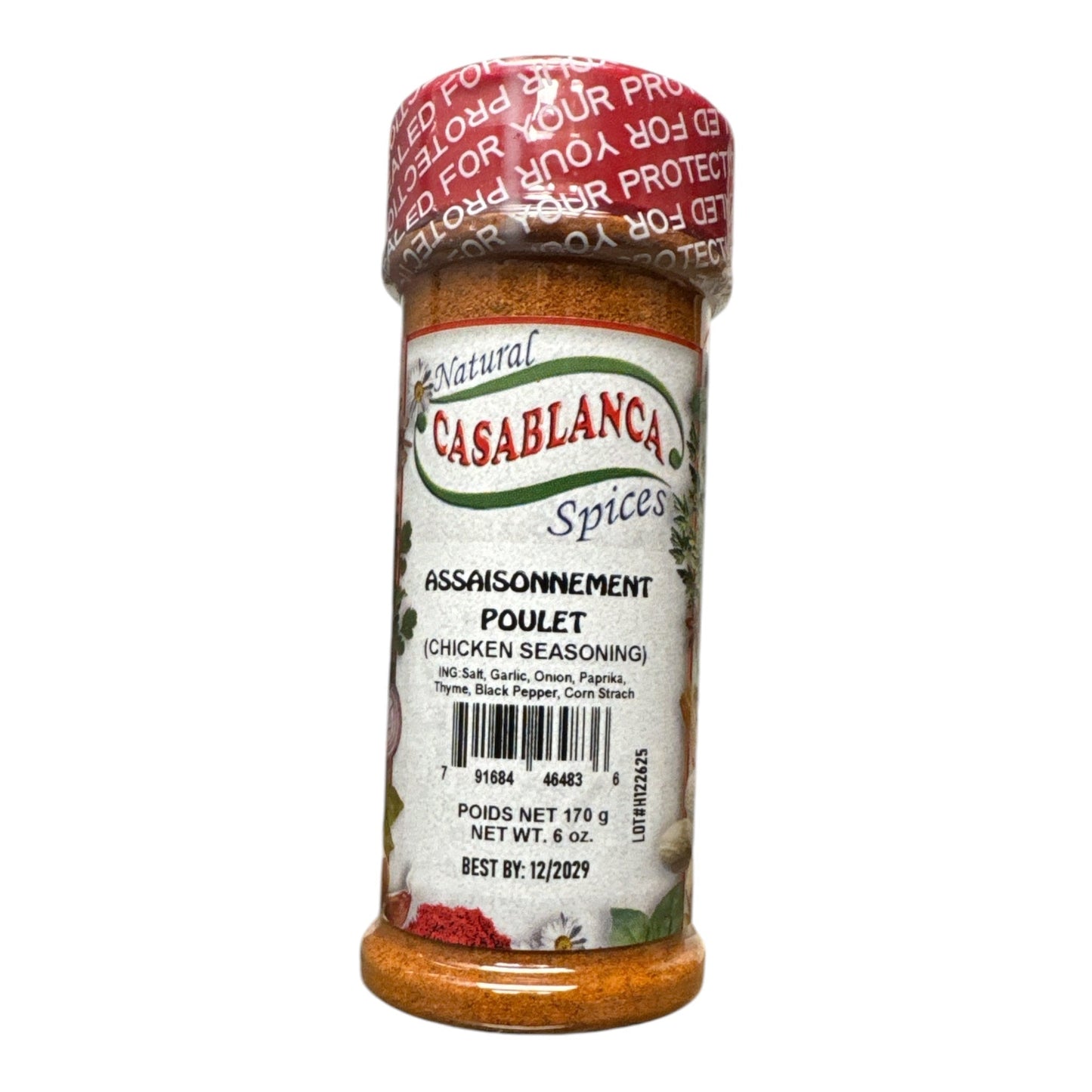 Mélange d'épices pour poulet Casablanca 170g