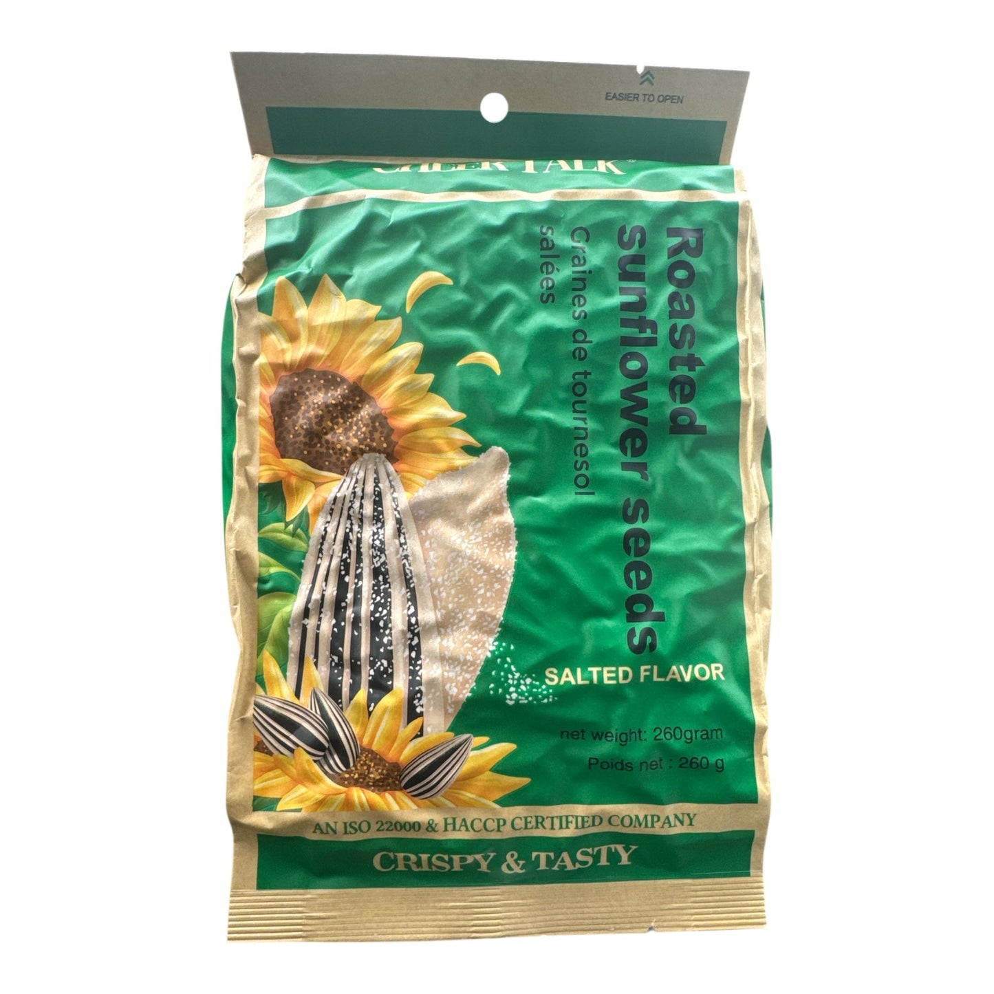Cheer Talk Salted Roasted Sunflower Seeds 260g – Crispy & Tasty