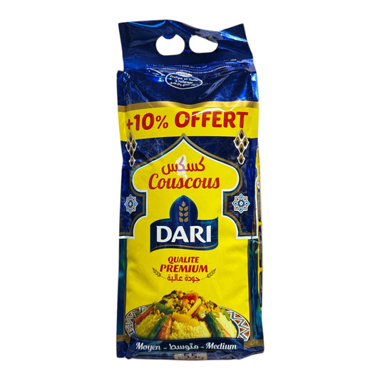 DARI Couscous Medium 5.5kg - Authentic from Zaytuna Mart Canada