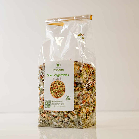 Natural Dried Vegetable Mix – Grade A All-Purpose Dehydrated Blend