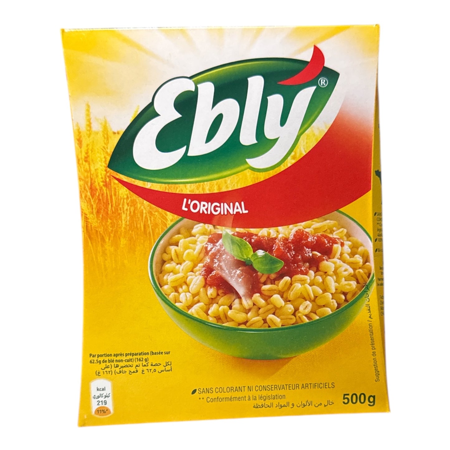 Buy Ebly L’Original Precooked Wheat Grains 500g online - ZaytunaMart.ca