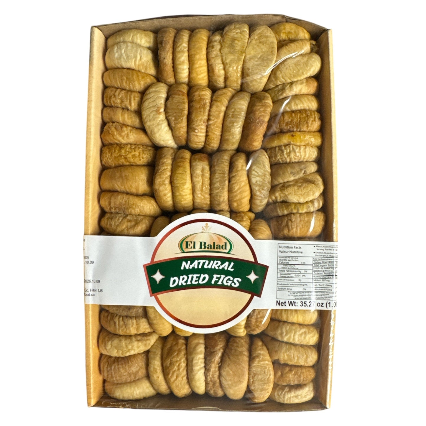 Figues séchées naturelles EL BALAD LERIDA – Figues turques de qualité supérieure (1000g)