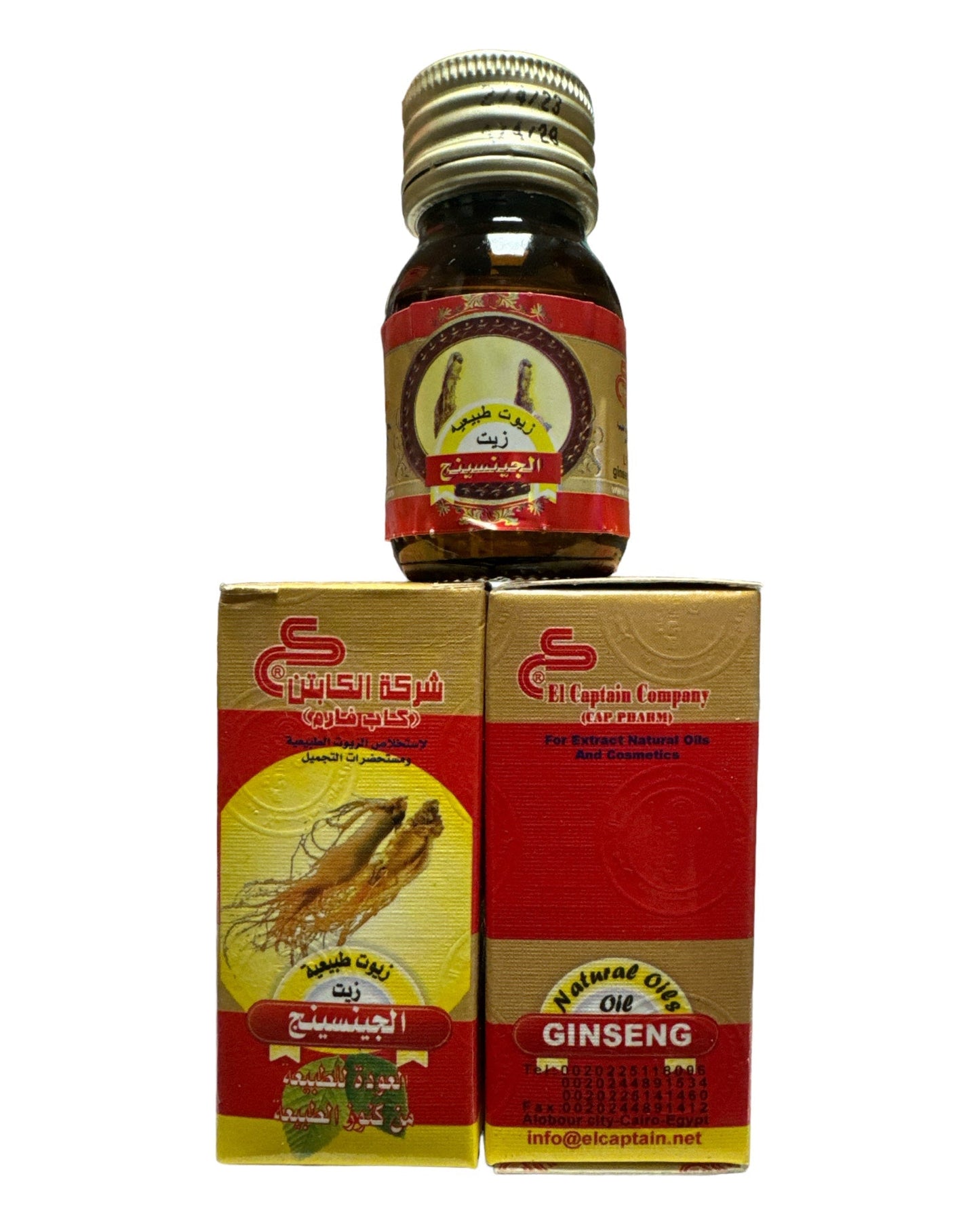 Huile de Ginseng Cosmétique Naturelle El Captain 30ml