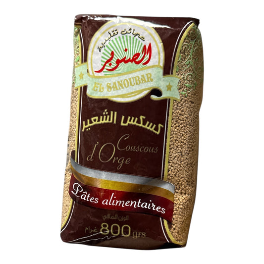 Buy El Sanoubar Algerian Barley Couscous - d’orge 800g online - ZaytunaMart.ca