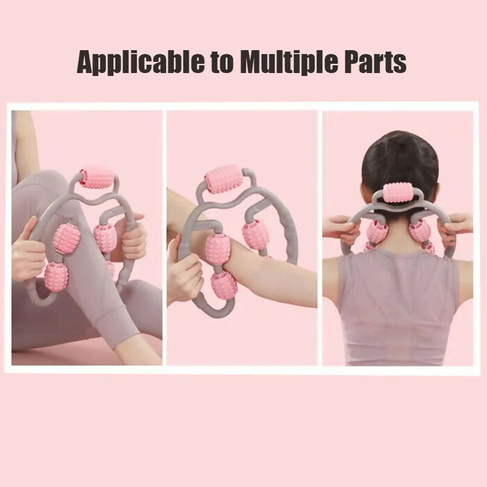 AnyfitLeg Massager 360 Degrees Muscle Relaxation Roller Ring Clamp Stick Body Shaping