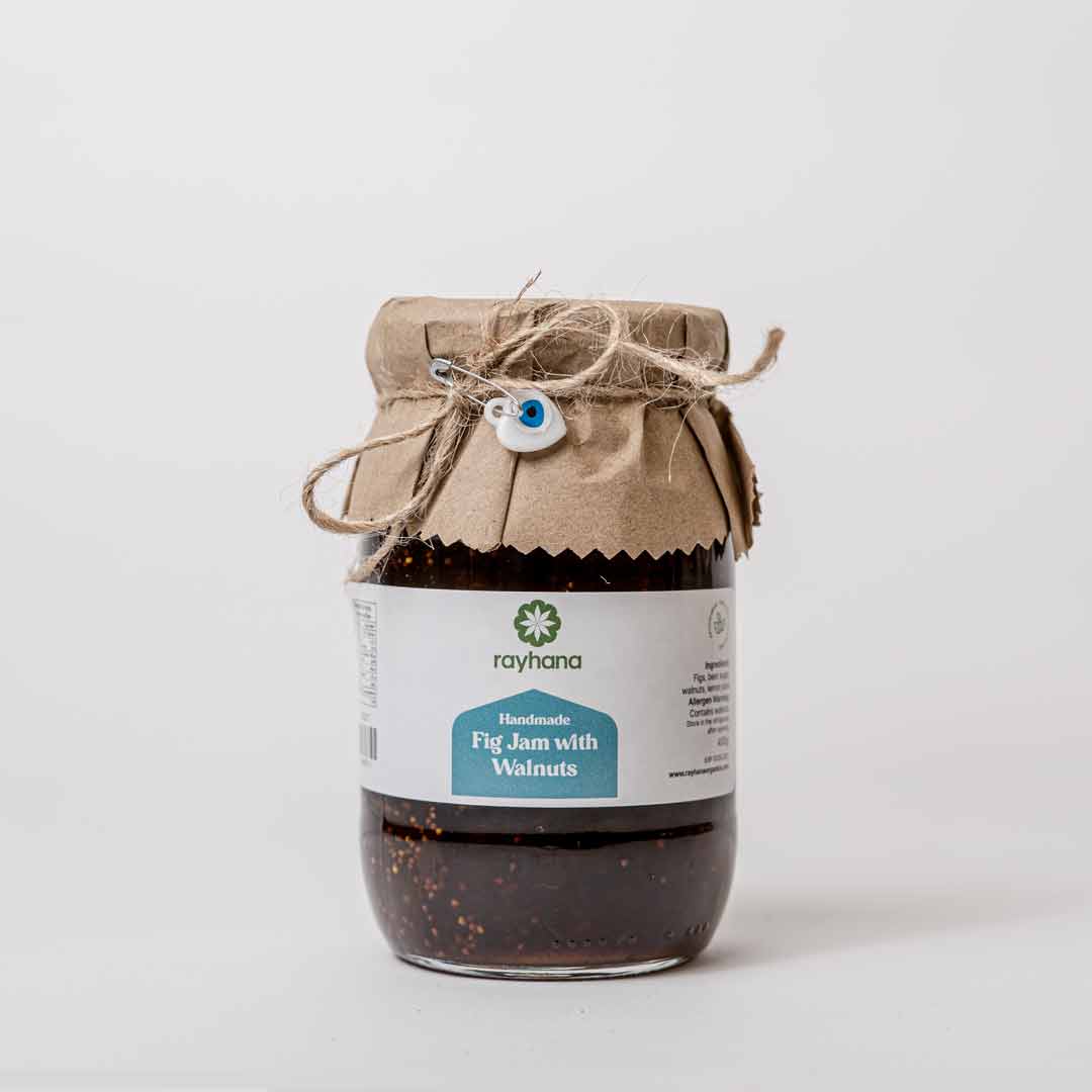 Rayhana Organics Fig Jam with Walnuts – 400g