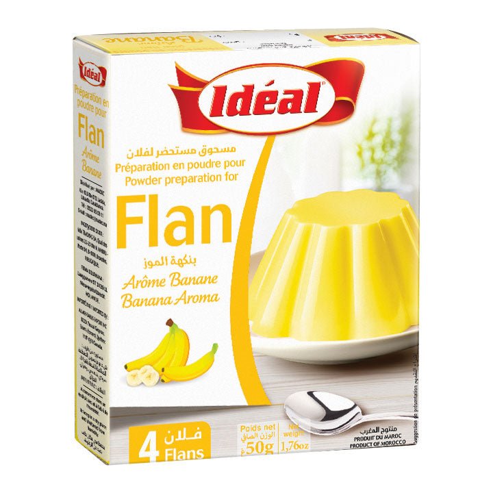 Ideal Flan Banana  custard 50g