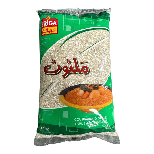 FRIGA Tunisian Barley Couscous Melthouth 1kg Friga