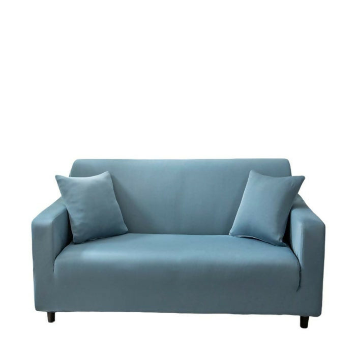 Anyhou Sofa Cover Plain Grey Blue Style and Protection