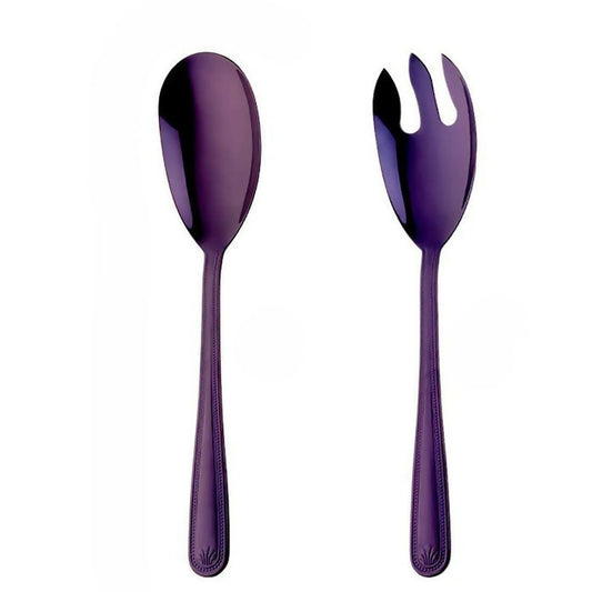 Anygleam Stainless Steel 2 Pcs Giant Salad Spoon and Fork Set