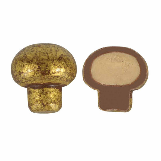 Gold-Dusted Mushroom Chocolate Dragees