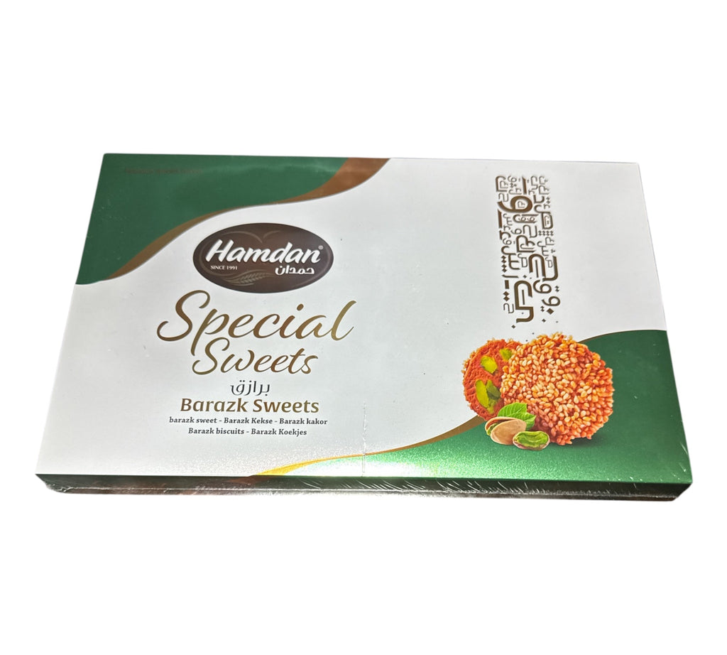 Hamdan Special Barazk Sweets – Sesame & Pistachio Biscuits 300g ...