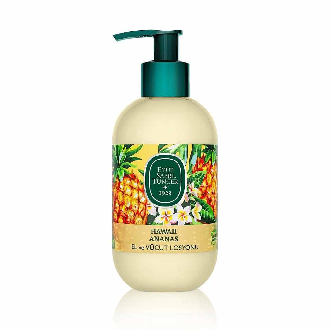 Hawaiian Pineapple Hand & Body Lotion – 280 ml | Tropical Scent & Olive Oil Moisture