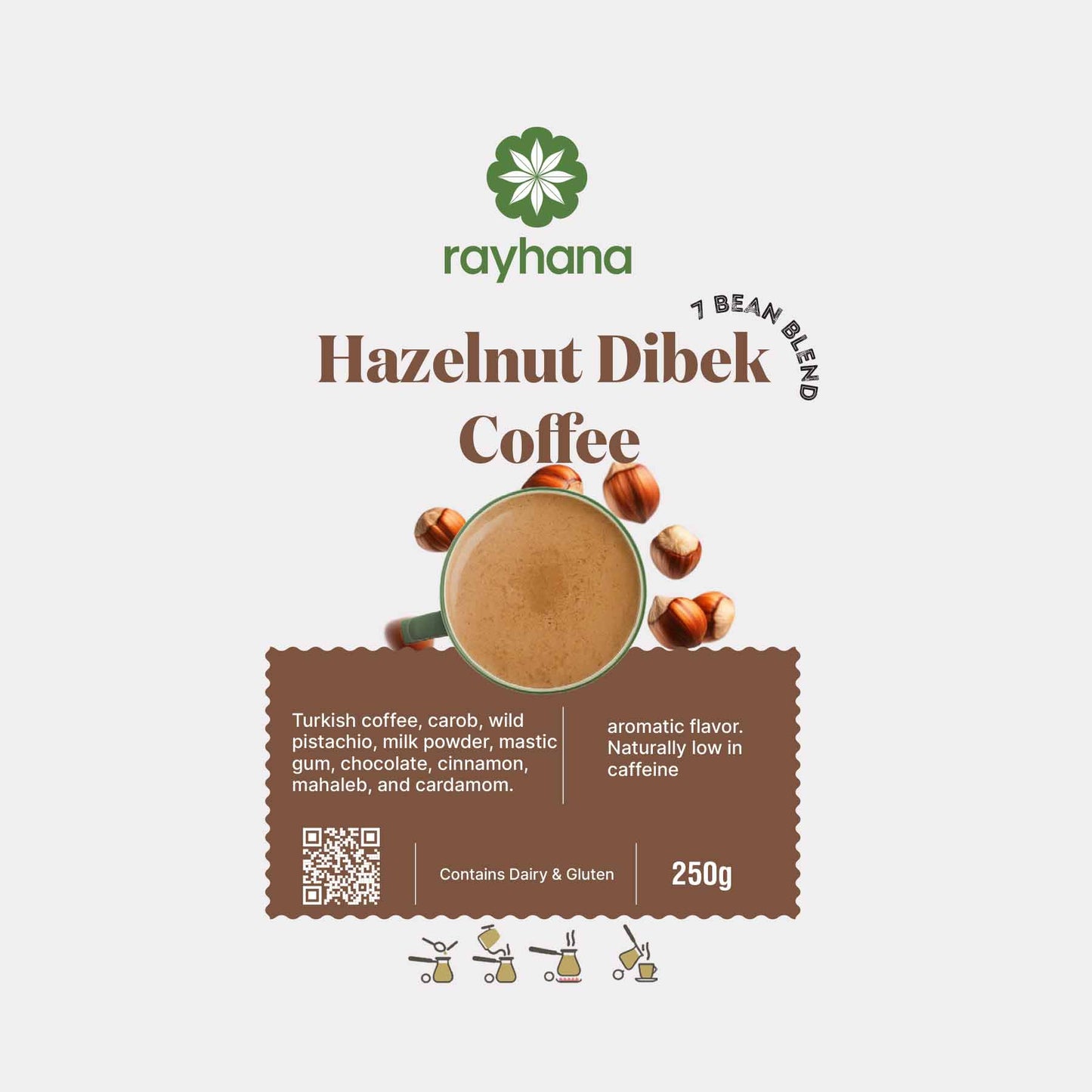 Hazelnut Dibek Coffee – 7-Bean Blend by Rayhana