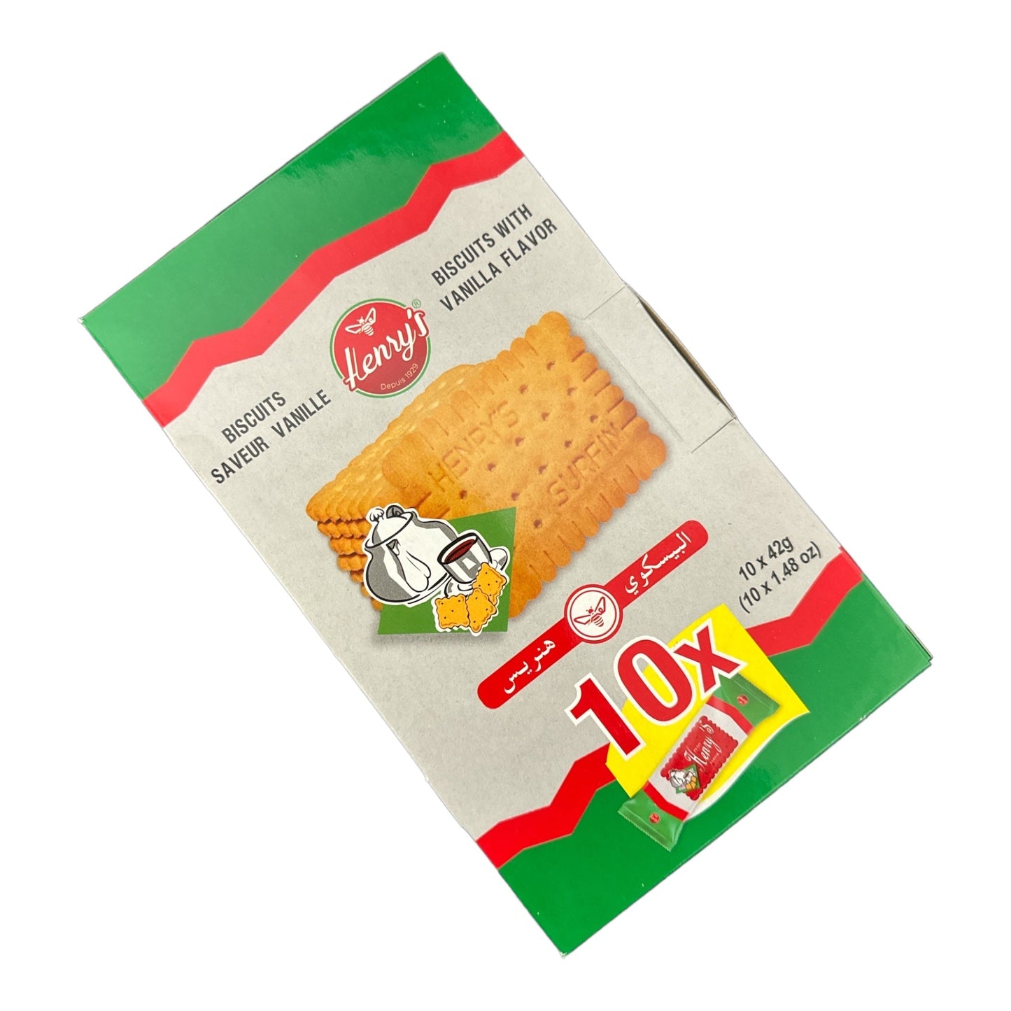 Biscuits marocains authentiques HENRY'S 10x42g