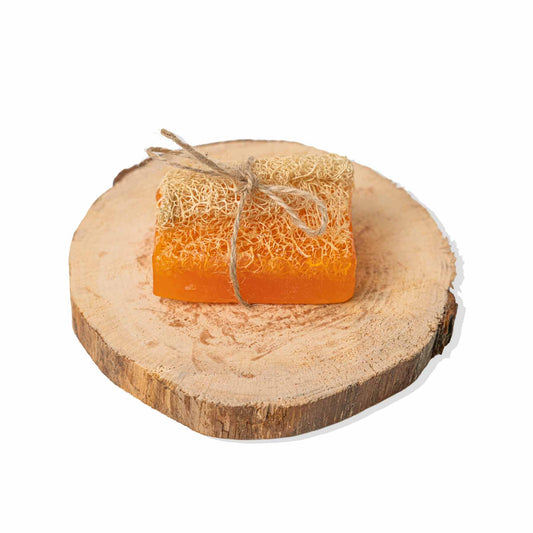 Loofah Soap: Honey & Milk