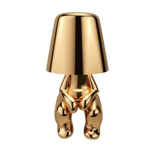 Anyhouz Hotel Lightning Lamp Rechargeable Gold Little Man