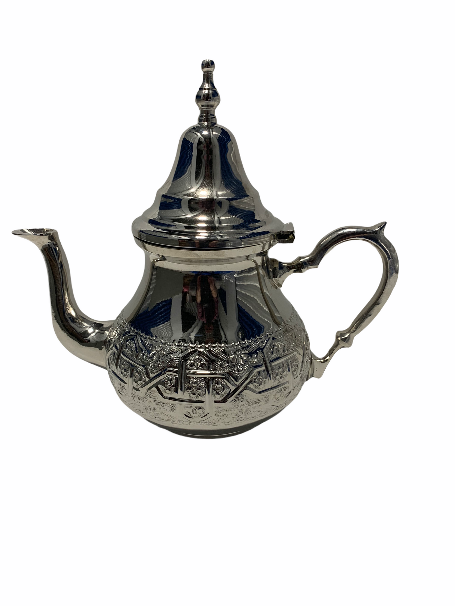 Teapot Moroccan hand crafted silver 0.35L