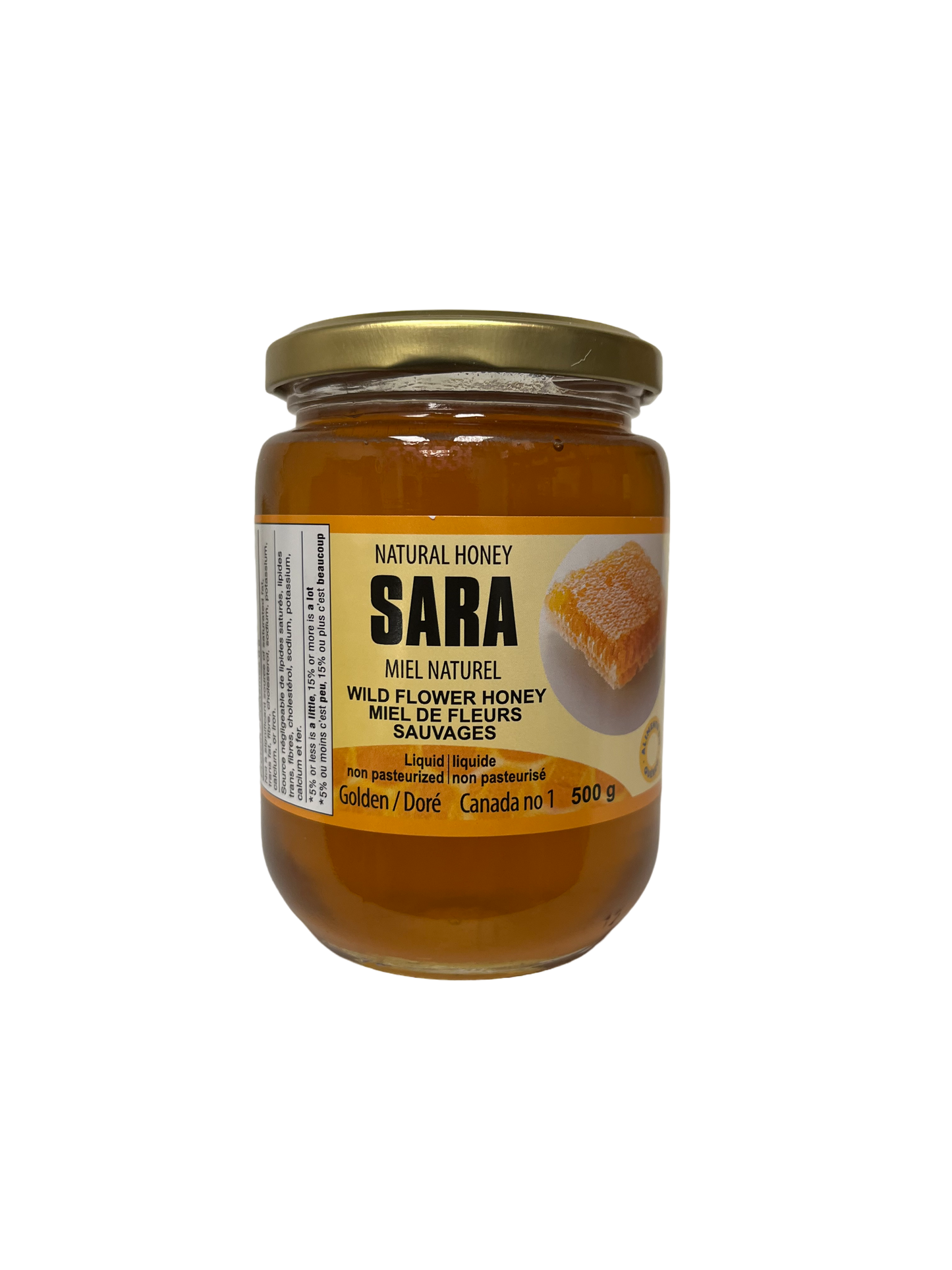 Sara Wild Flower Natural Honey Quebec