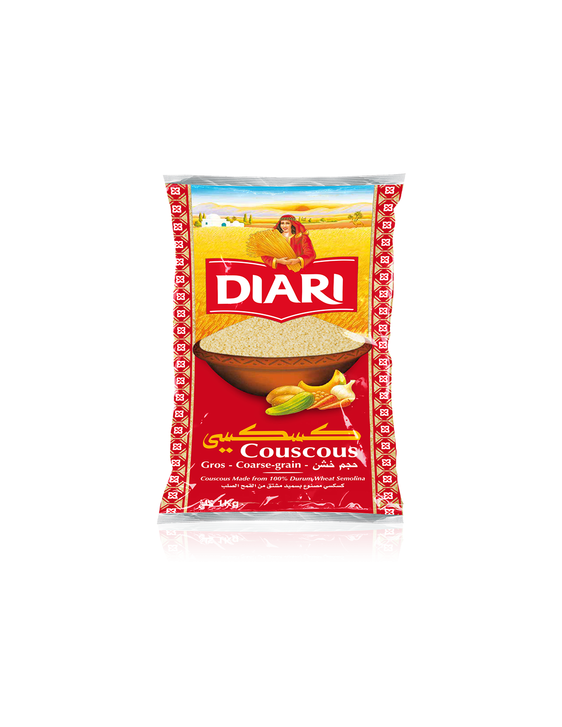 Couscous DIARI 1kg FOODS Zaytunamart.ca Coarse/ gros/ خشن