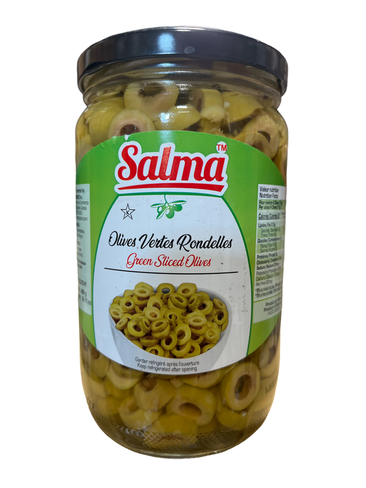 Salma Sliced Green Olives 450gNet FOODS SALMA