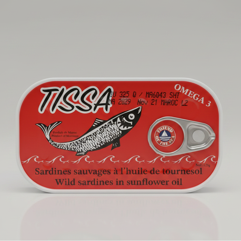 TISSA Wild Sardines in Sunflower Oil 125g