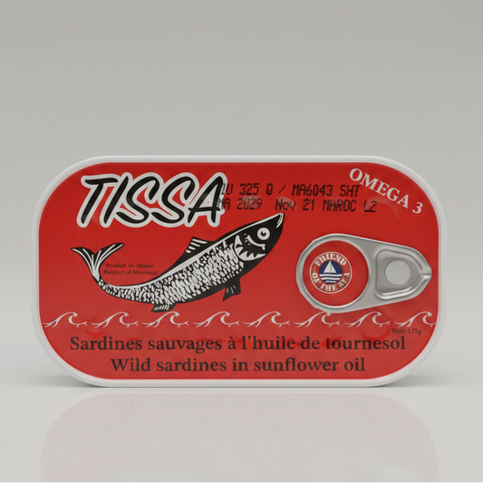 TISSA Wild Sardines in Sunflower Oil 125g