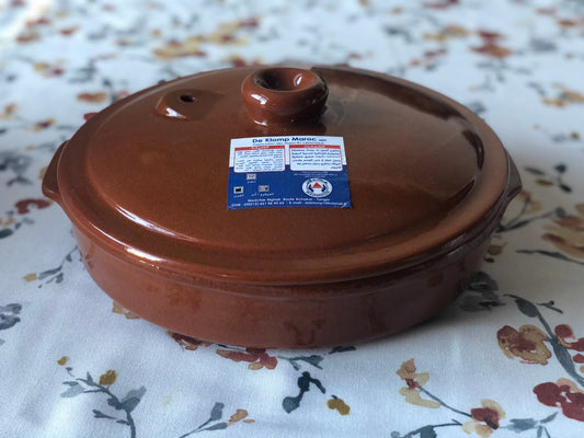 TAJINE CHAMAL STYLE MARMITE MIEL 30cm (TAJINE AU MIEL)