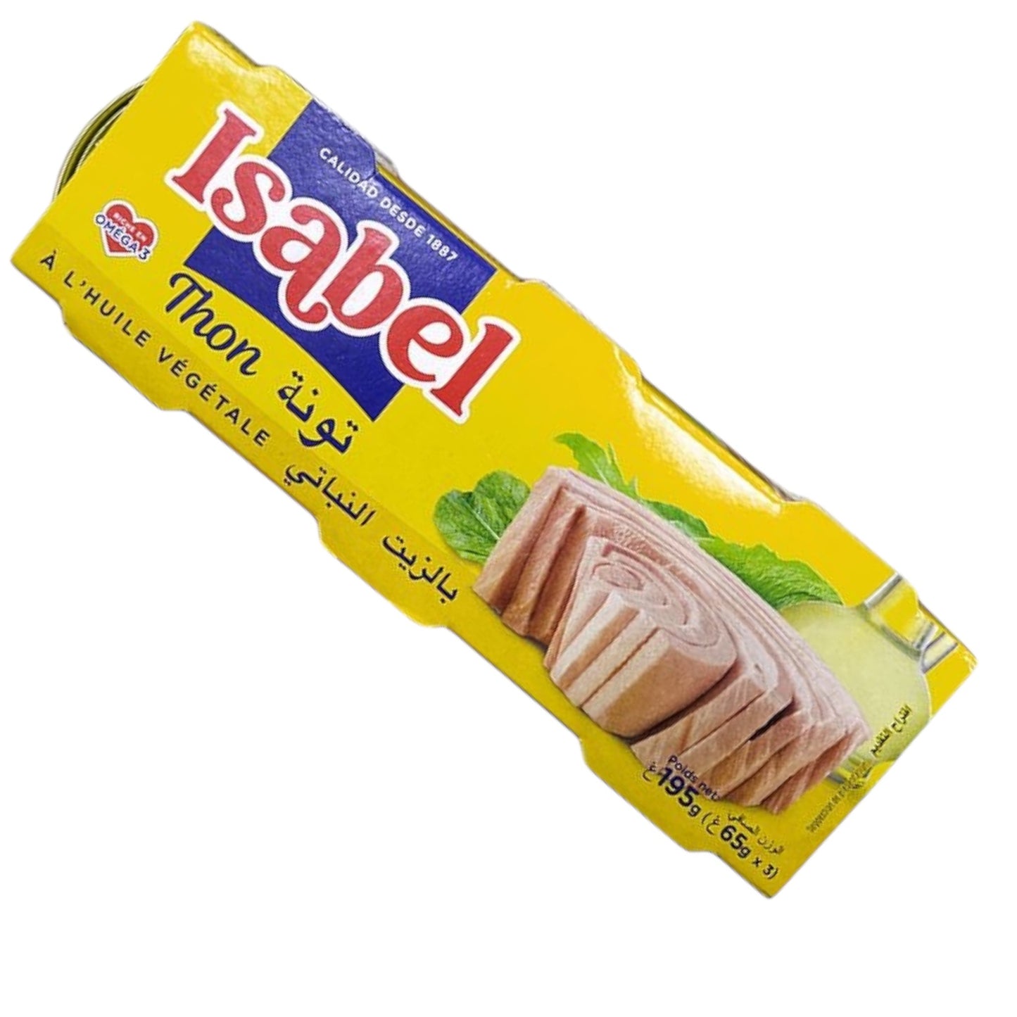 Thon Isabel à l'huile végétale – 3 x 65g (195g au total)