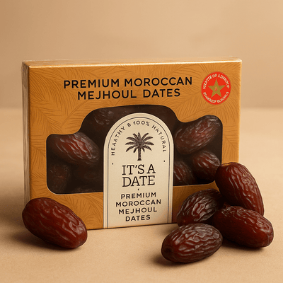 It’s A Date Moroccan Medjoul (Mejhoul) Dates Large - Nature’s Sweet Delight 1lb