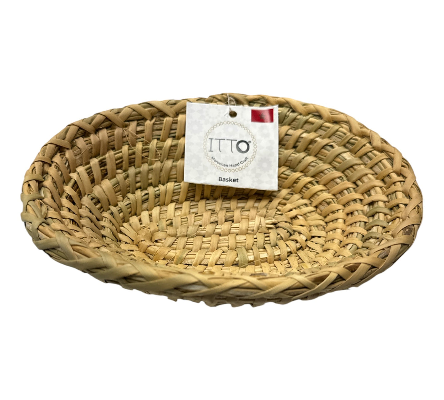 ITTO Panier à pain ovale artisanal marocain, petite taille