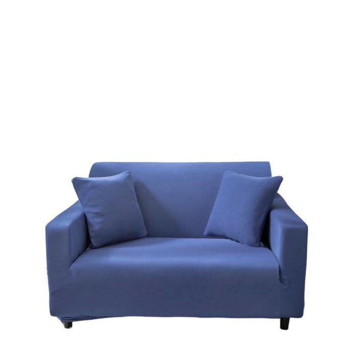 Anyhouz Sofa Cover Plain Royal Blue Style and Protection