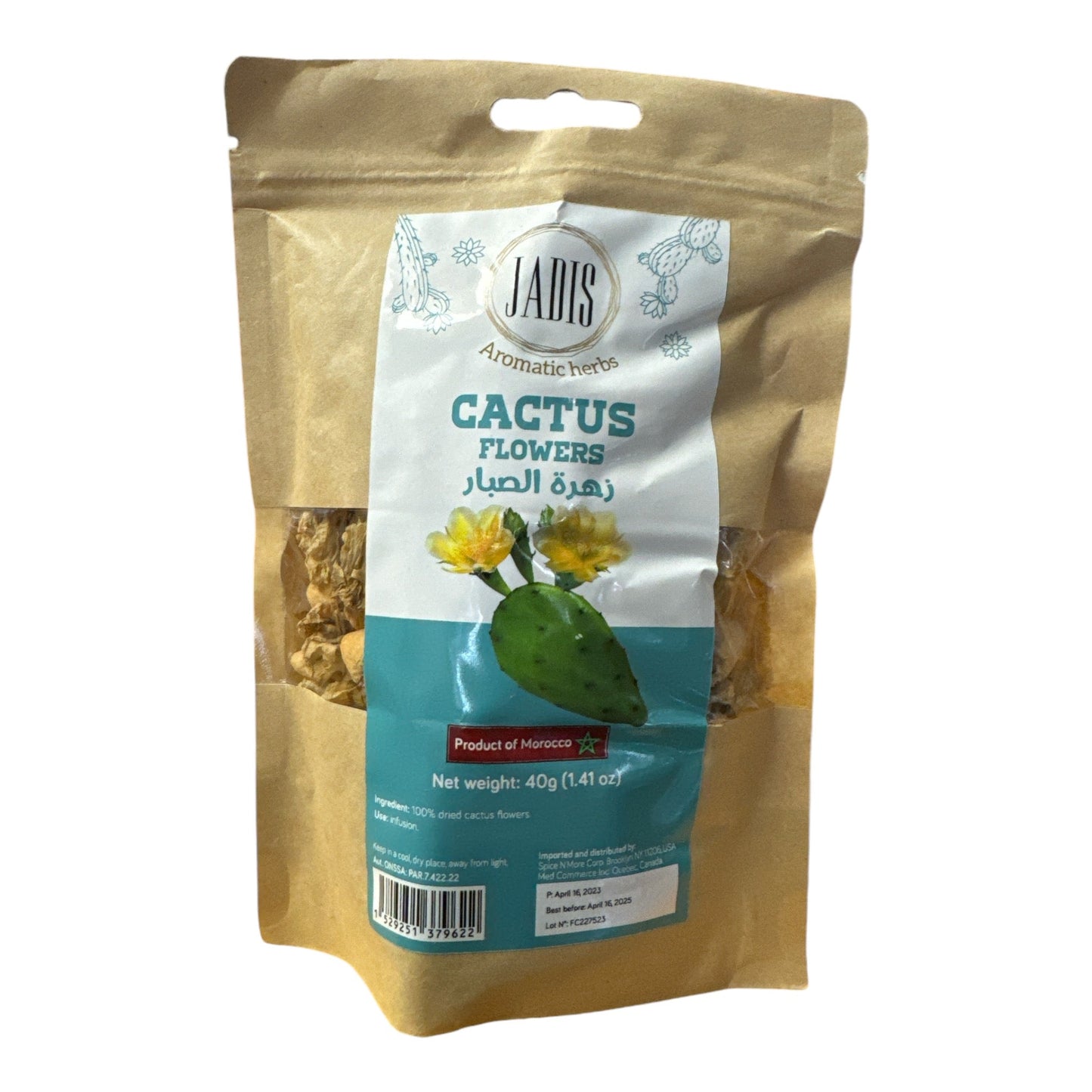 JADIS Fleurs de Cactus Pures et Naturelles 40g