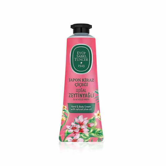 Japanese Cherry Blossom Olive Oil Hand & Body Cream – 50 ml | Silky Hydration & Floral Freshness
