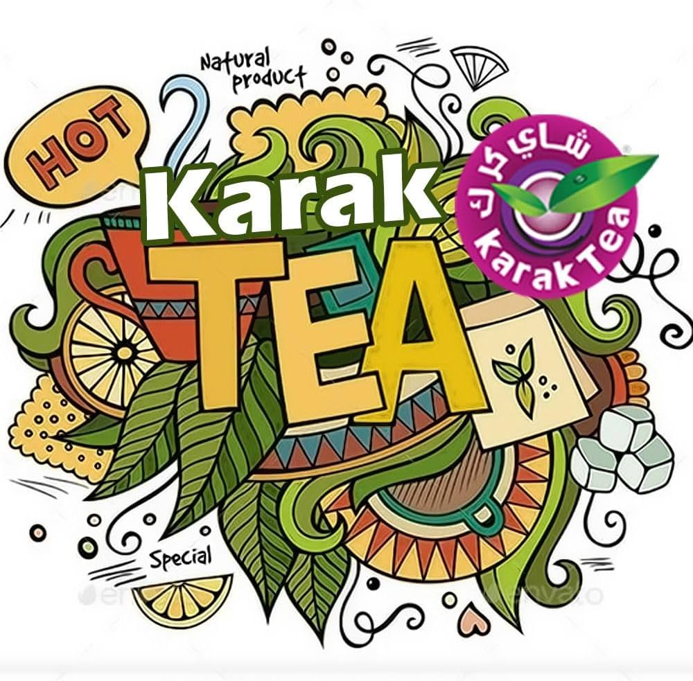 Préparation instantanée pour thé Karak Masala - Lot de 5 (10 sachets de 20g chacun)