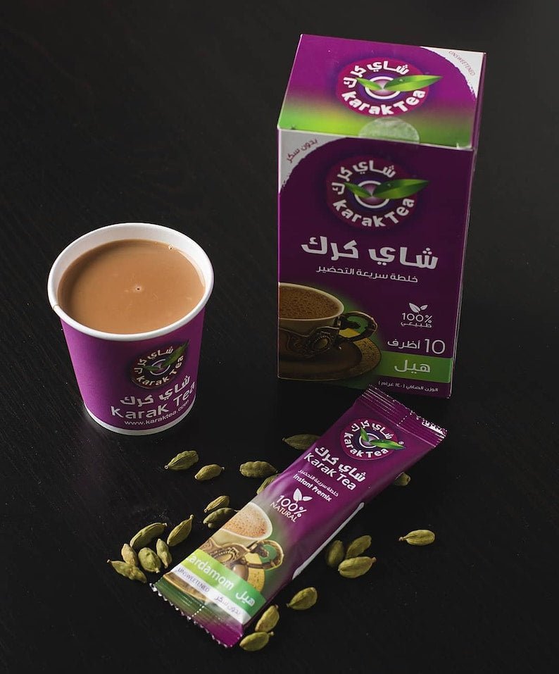 Karak Tea Instant Premix with Cardamom - 10 x 20g Sachets