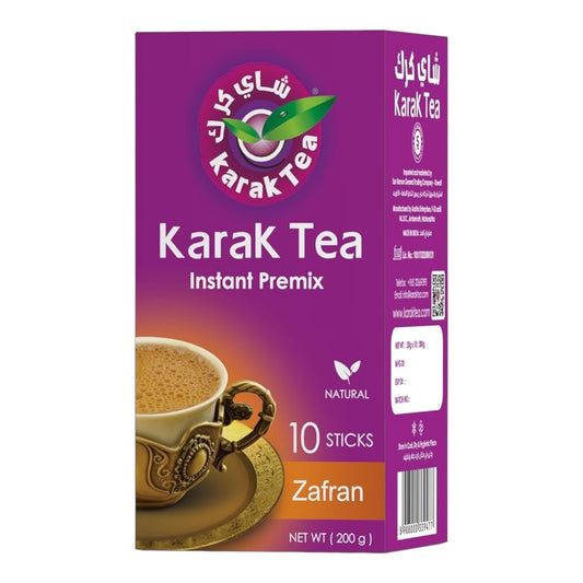 Karak Tea Instant Premix with Safran 10x20g sachet FOODS ZaytunaMart.ca