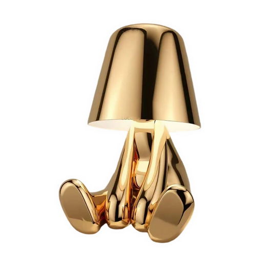 Anyhouz Hotel Lightning Lamp Rechargeable Gold Little Man