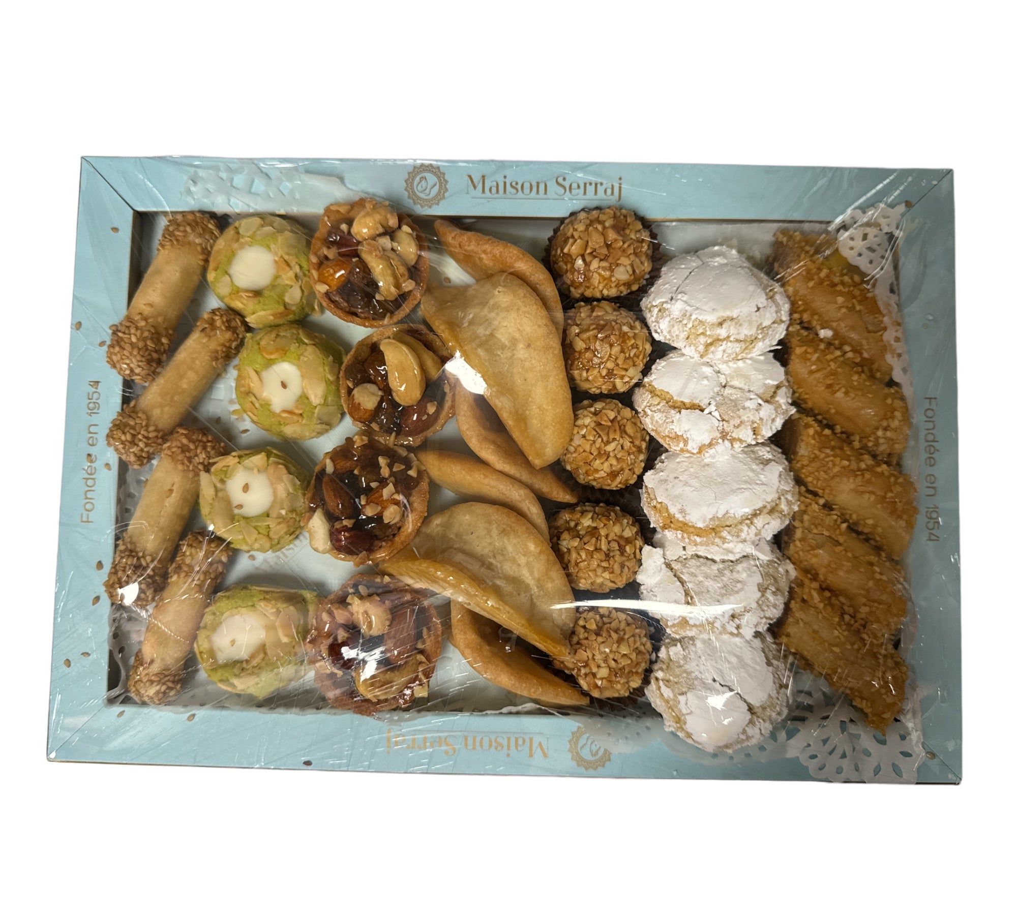 Maison Serraj Moroccan Gateaux Almond Mixed Tray 1.2kg