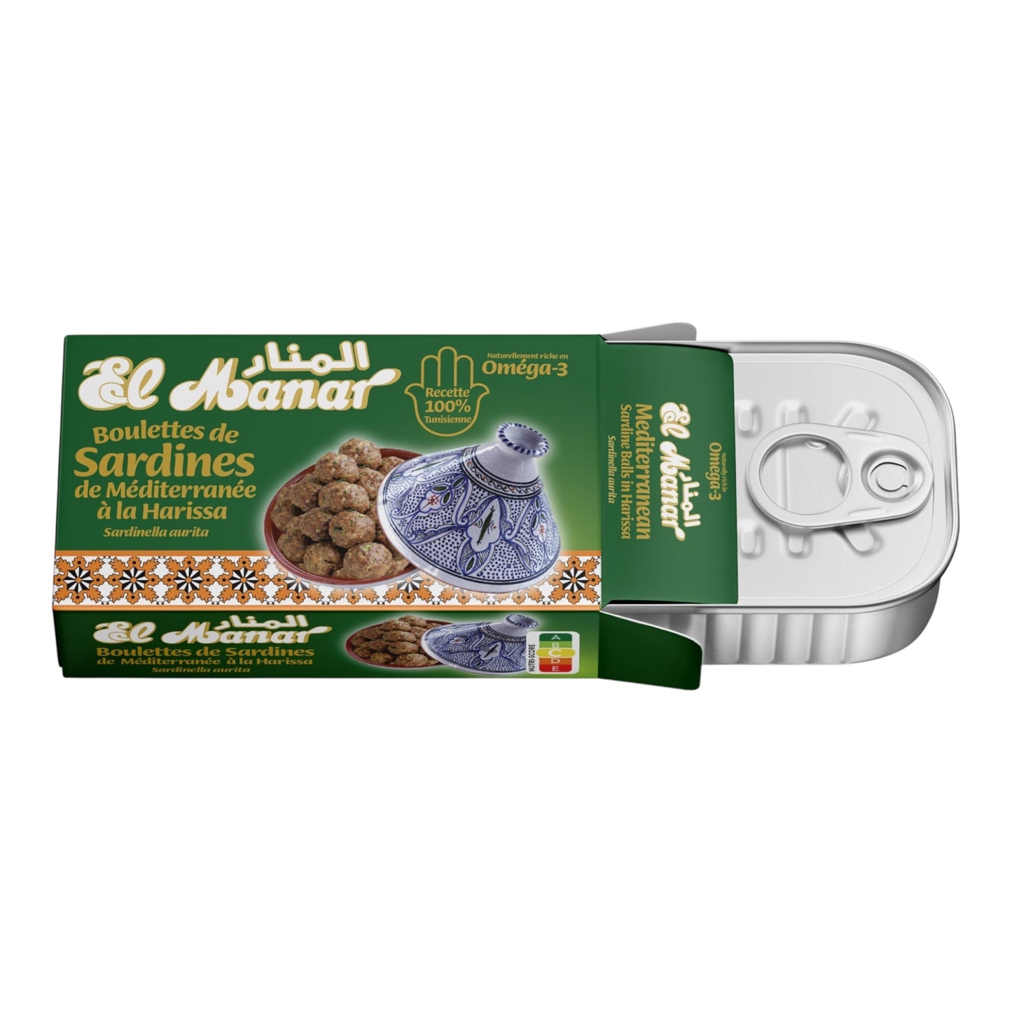 Boulettes de sardines Manar à la méditerranéenne, sauce harissa 125 g