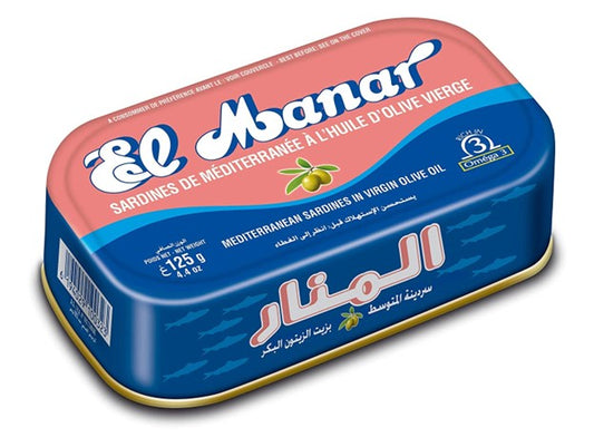 EL MANAR Sardines in Olive Oil 125g